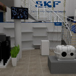 SKF stěna | display wall
